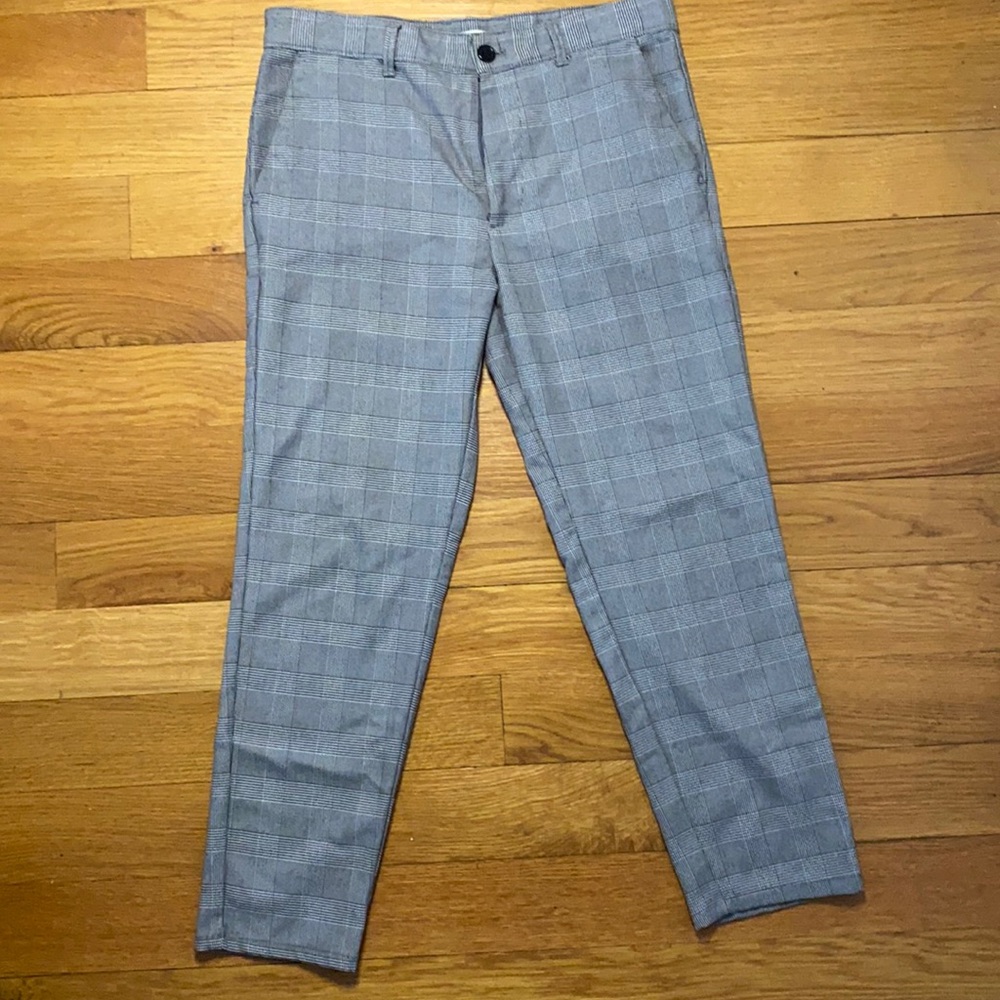 Bershka Slim Cropped Trouser